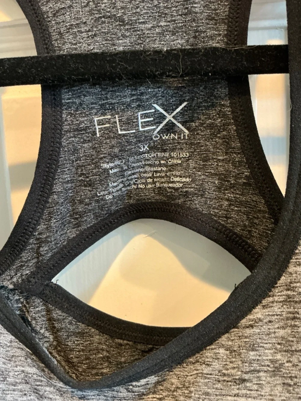 Flex own it bra in two tone!  Brand new with tags!  Plus size 3x